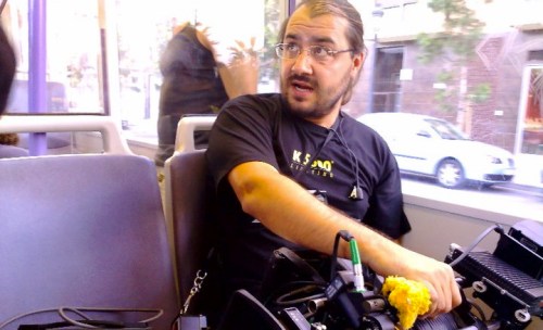 Gabi Garcia perplejo al saber que se había apuntado a la masterclass Chuck Norris