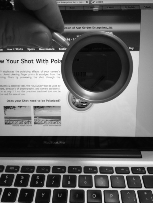 PolaView quitando reflejos...