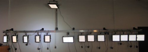 La familia Felloni rodeando al TruColor HS