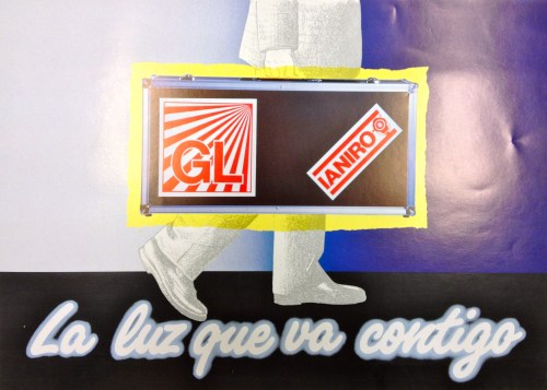 Boceto de lo que sería el catalogo, con nuestro logo antiguo