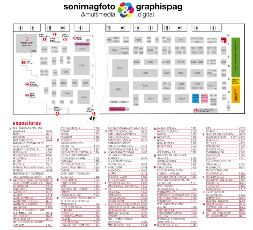 Plano de expositores