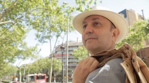 Durante el rodaje, este sábado 20 de abril