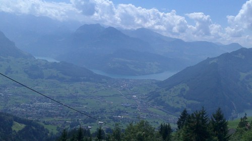 ...en un valle de Suiza...