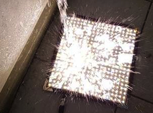 Flexible duchándose